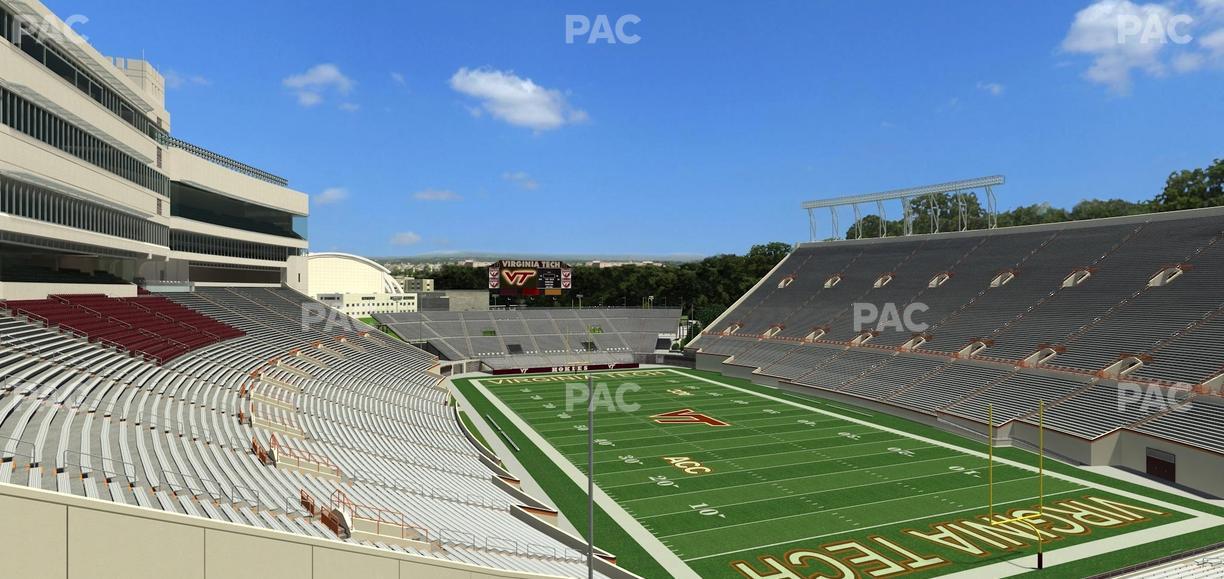 Lane Stadium - Section 409 Seat View