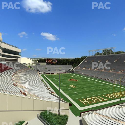 Lane Stadium - Section 409 Seat View