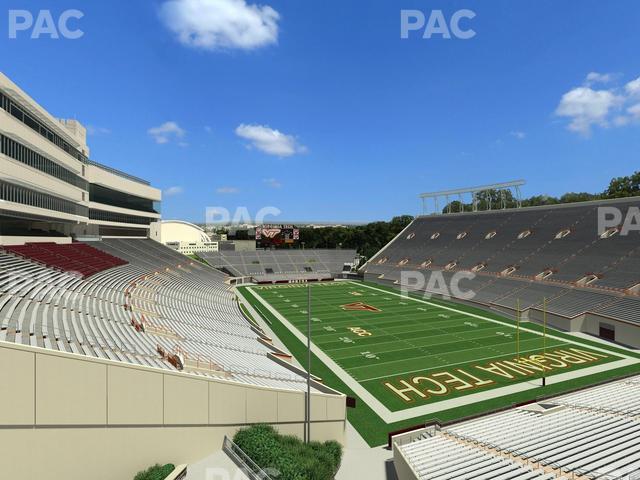 Lane Stadium - Section 409 Seat View Lane Stadium - Section 409 Seat View