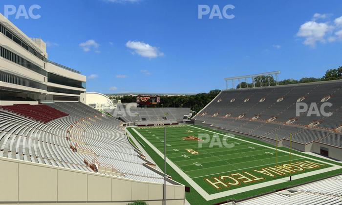 Lane Stadium - Section 409 Seat View