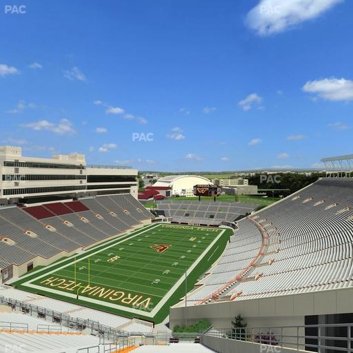 Lane Stadium - Section 501 Seat View