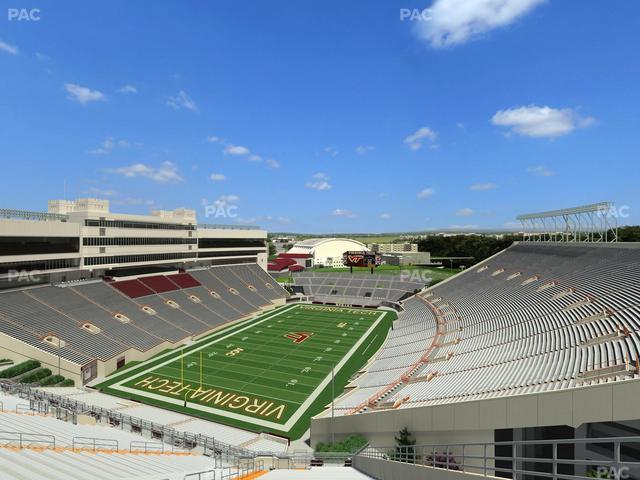 Lane Stadium - Section 501 Seat View