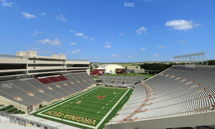 Lane Stadium - Section 501 Seat View