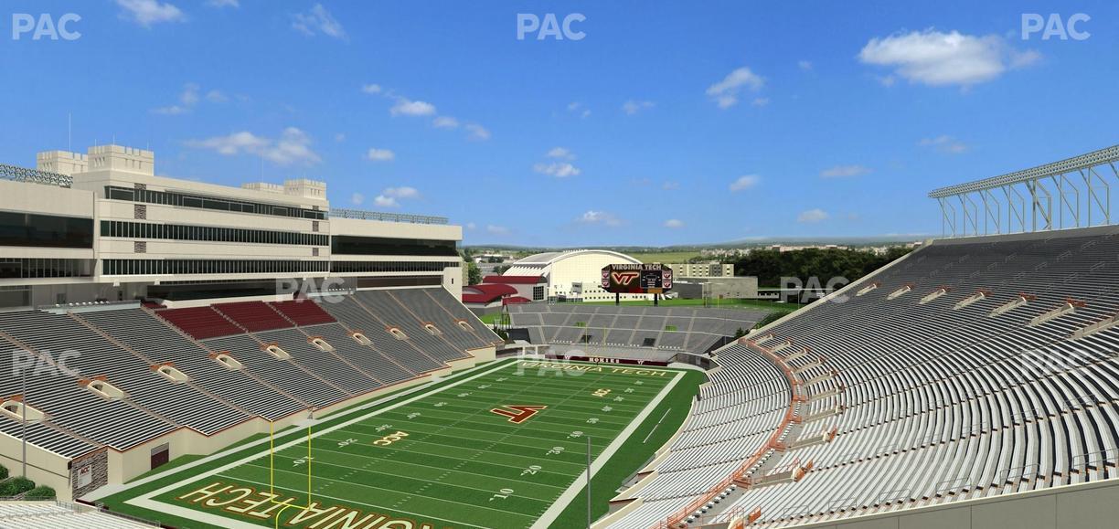 Lane Stadium - Section 501 Seat View