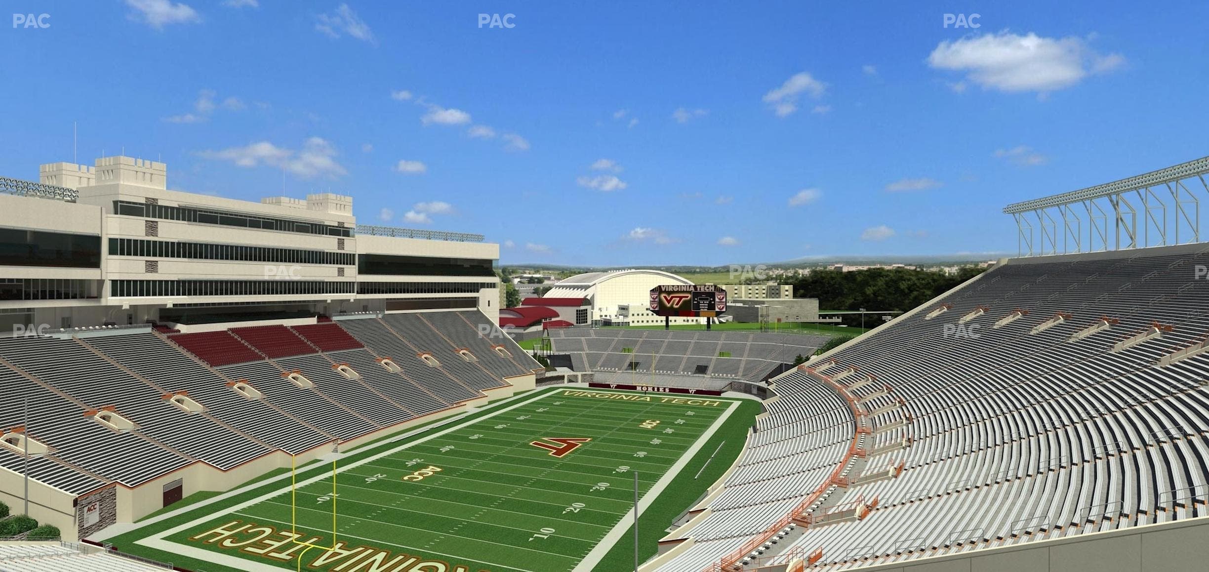 Lane Stadium - Section 501 Seat View