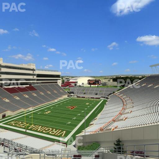 Lane Stadium - Section 501 Seat View