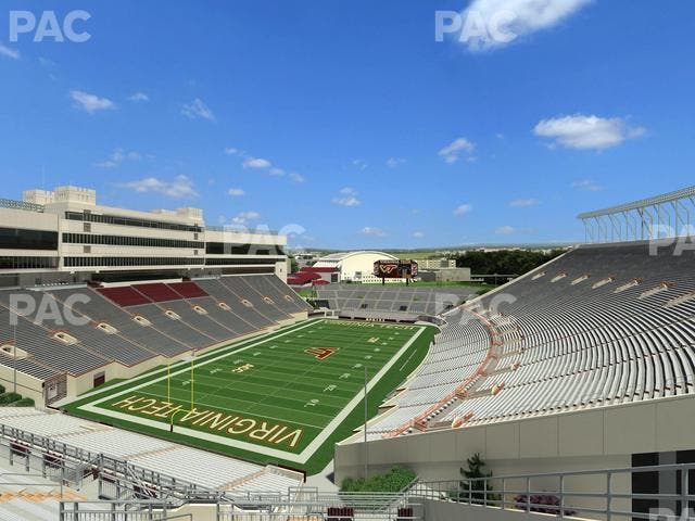 Lane Stadium - Section 501 Seat View