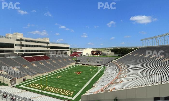 Lane Stadium - Section 501 Seat View