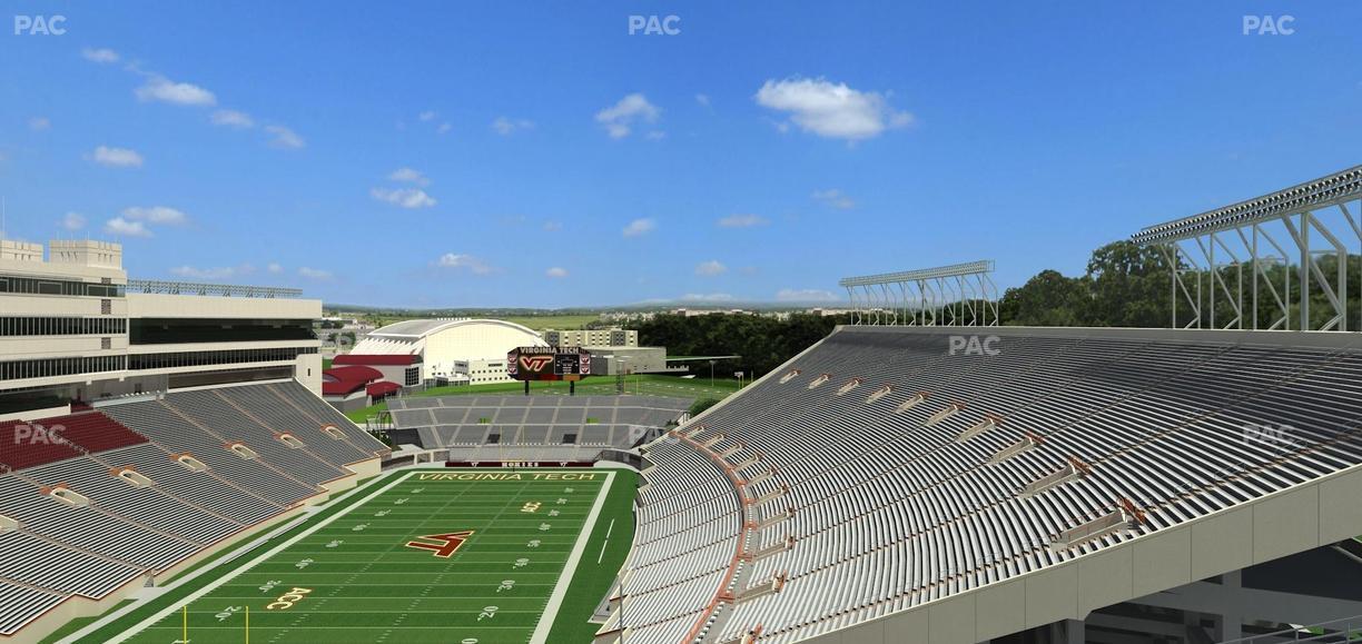 Lane Stadium - Section 502 Seat View