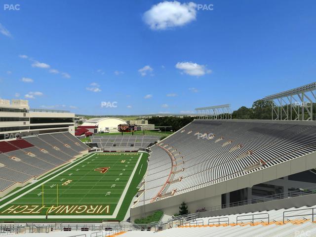 Lane Stadium - Section 502 Seat View
