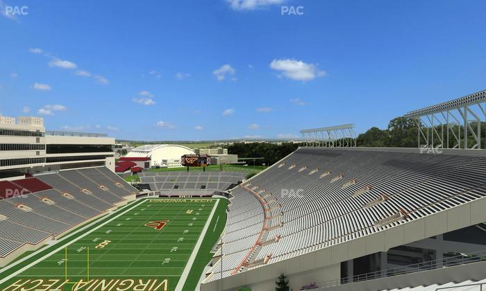Lane Stadium - Section 502 Seat View