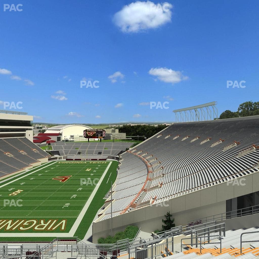 Lane Stadium - Section 502 Seat View