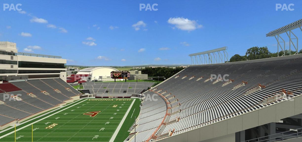 Lane Stadium - Section 502 Seat View