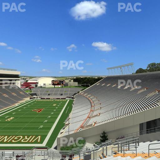 Lane Stadium - Section 502 Seat View