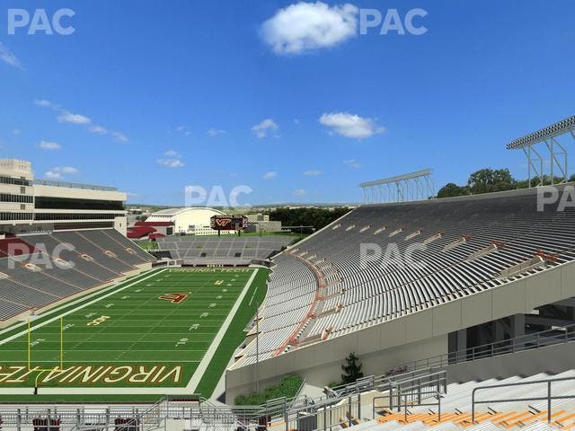 Lane Stadium - Section 502 Seat View