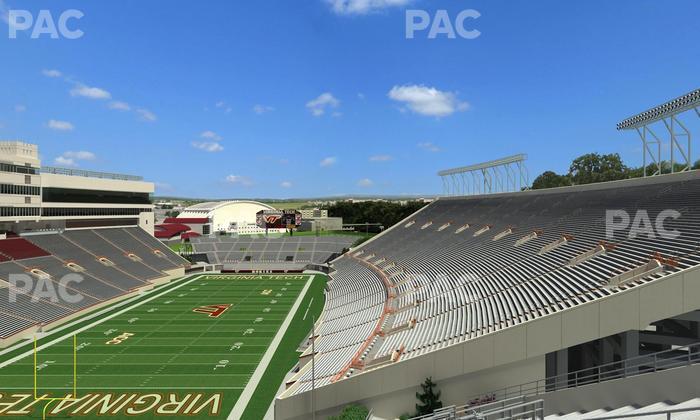 Lane Stadium - Section 502 Seat View