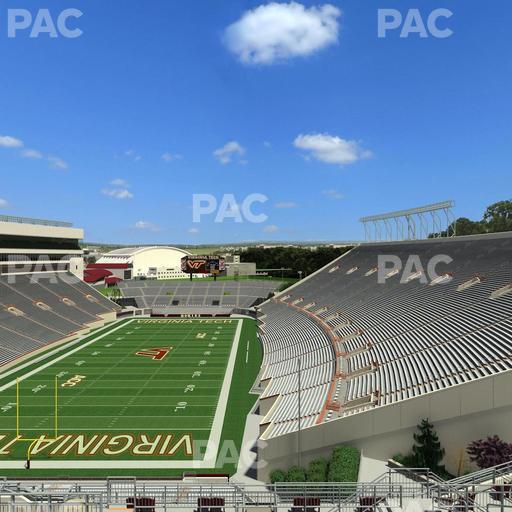 Lane Stadium - Section 503 Seat View