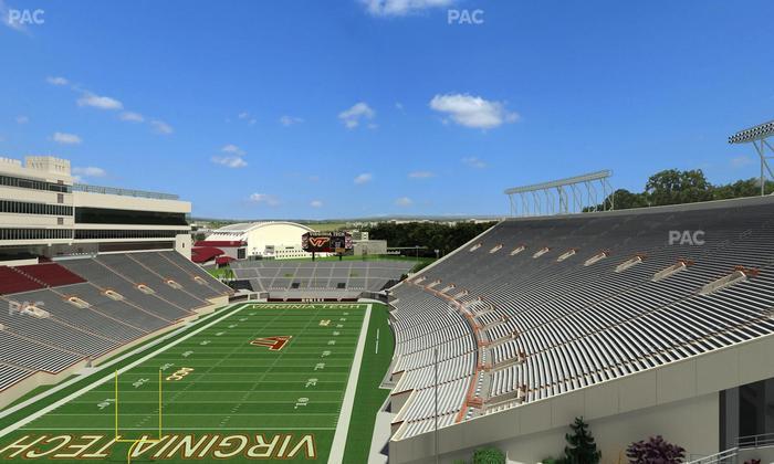 Lane Stadium - Section 503 Seat View