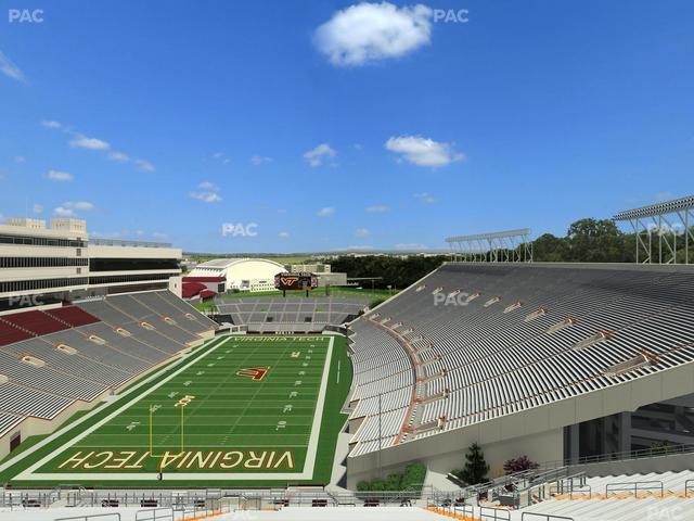 Lane Stadium - Section 503 Seat View