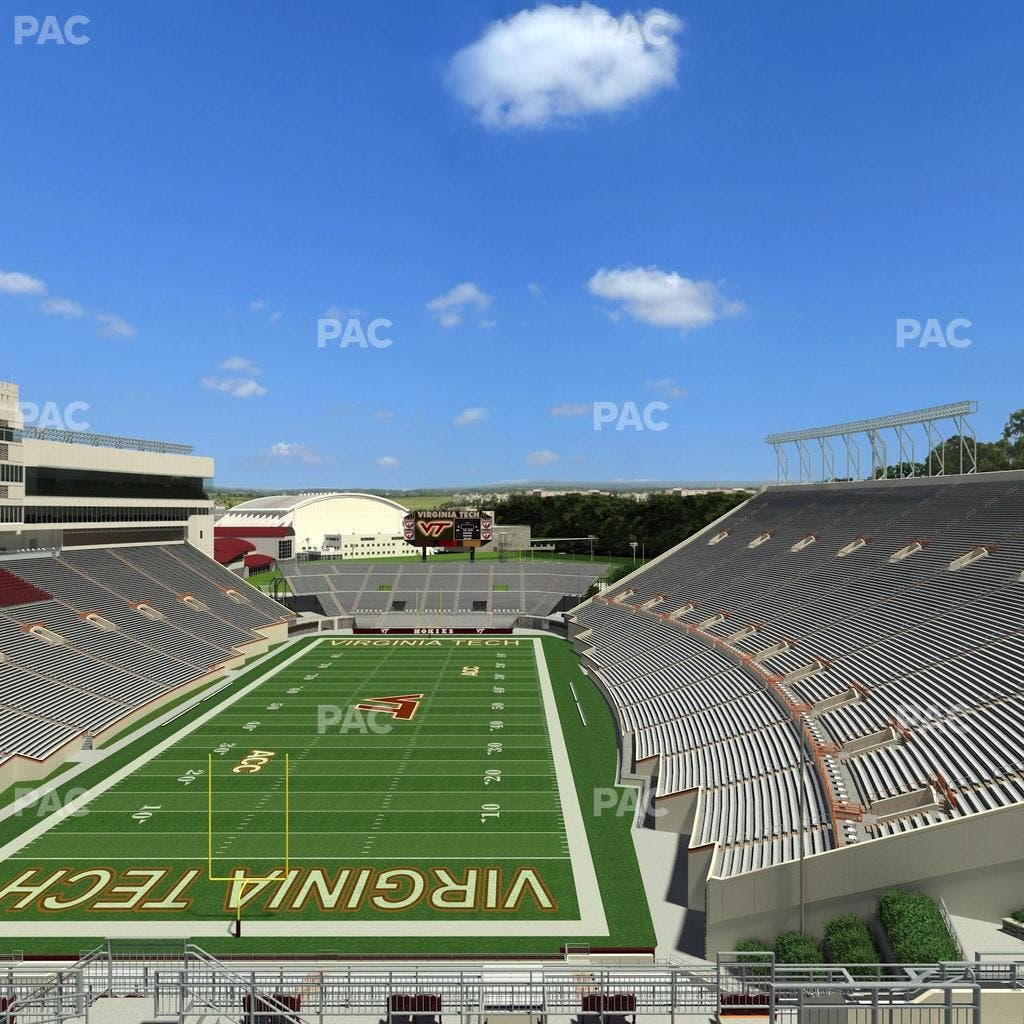 Lane Stadium - Section 504 Seat View
