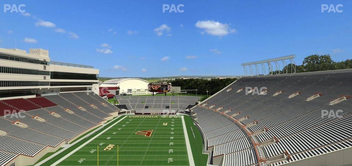 Lane Stadium - Section 504 Seat View