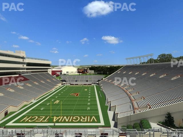 Lane Stadium - Section 504 Seat View