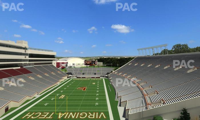 Lane Stadium - Section 504 Seat View