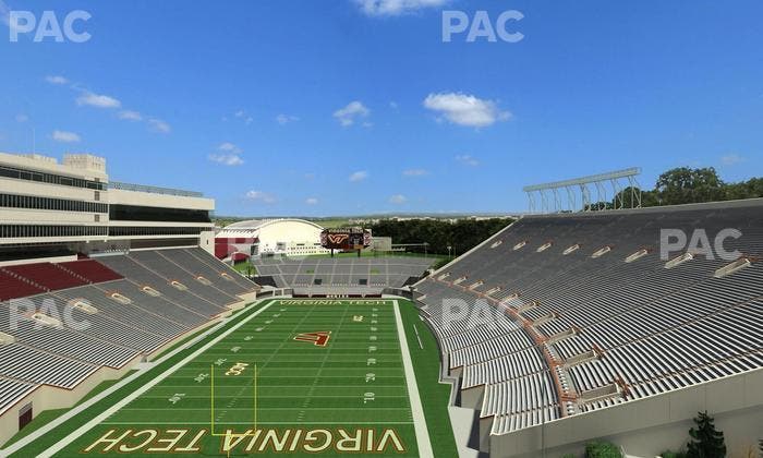 Lane Stadium - Section 504 Seat View