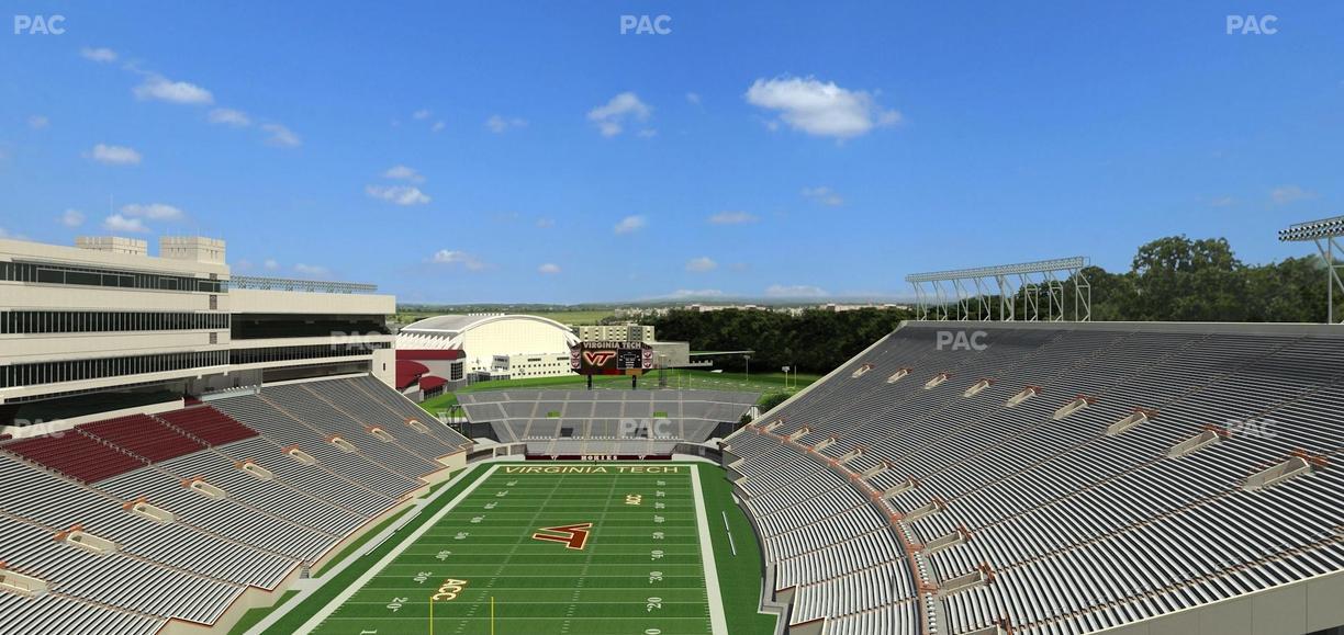 Lane Stadium - Section 504 Seat View
