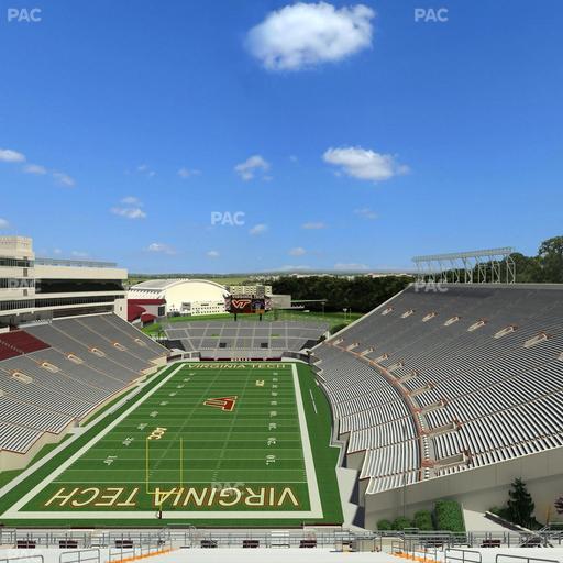 Lane Stadium - Section 504 Seat View