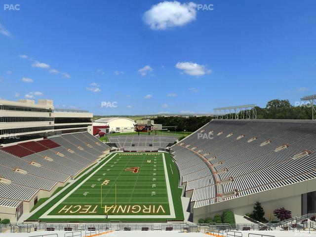 Lane Stadium - Section 504 Seat View
