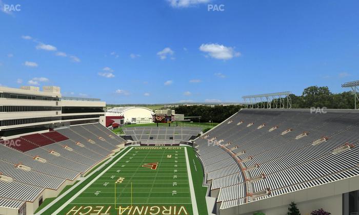 Lane Stadium - Section 504 Seat View