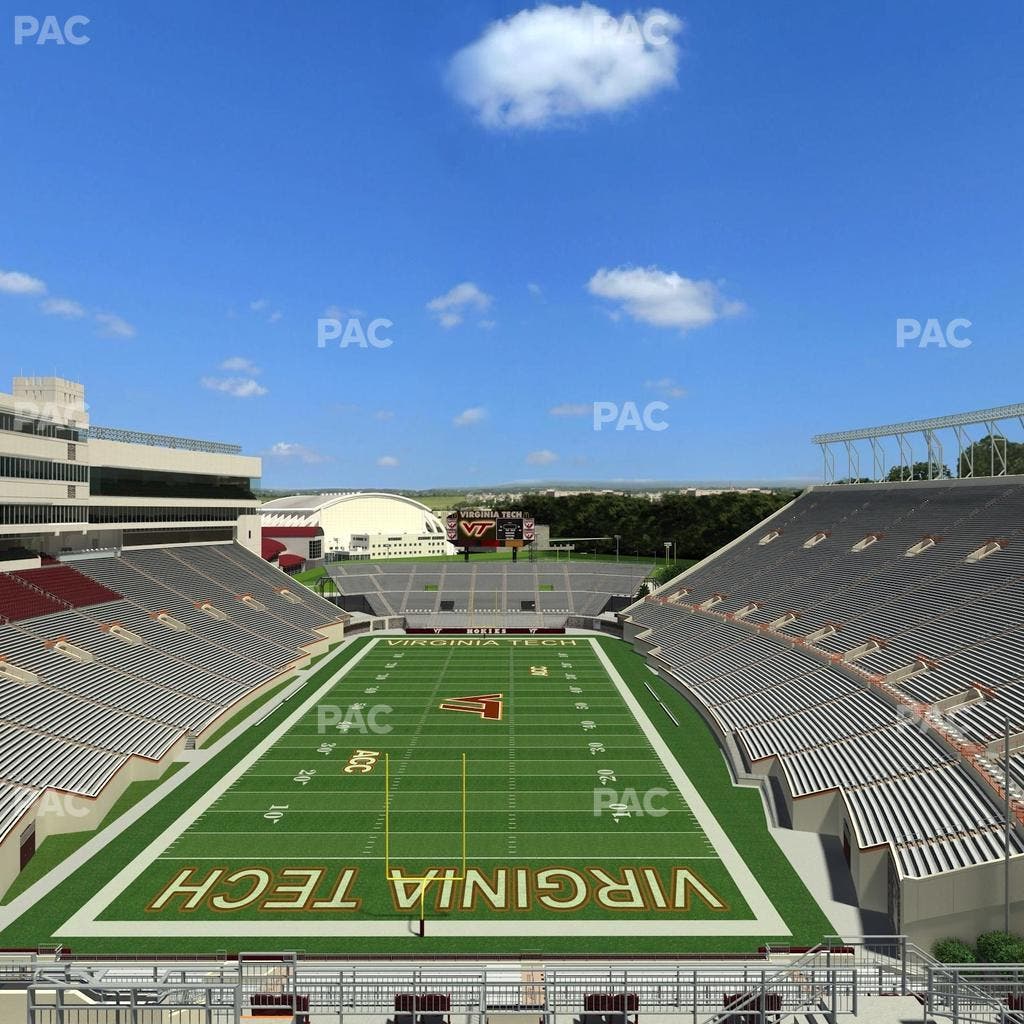 Lane Stadium - Section 505 Seat View