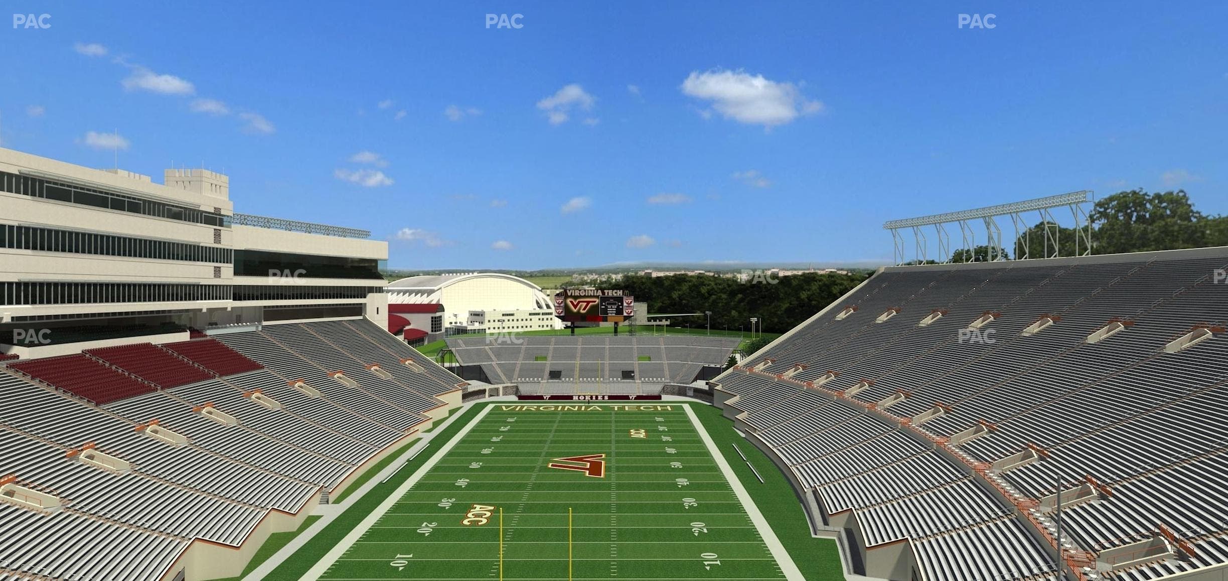 Lane Stadium - Section 505 Seat View