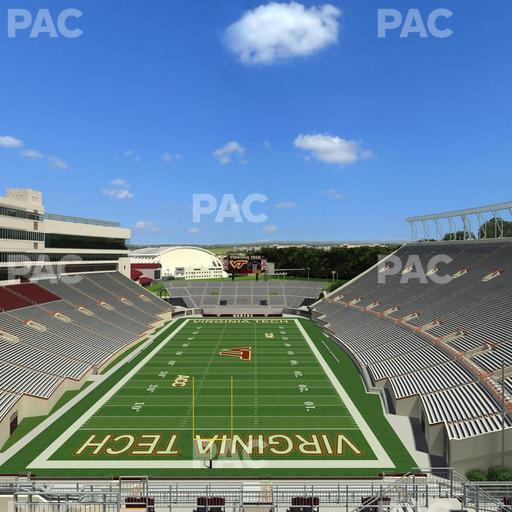 Lane Stadium - Section 505 Seat View