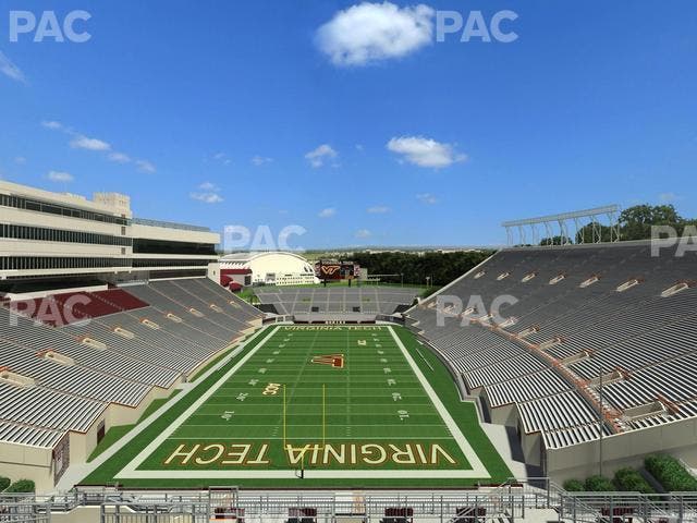 Lane Stadium - Section 505 Seat View