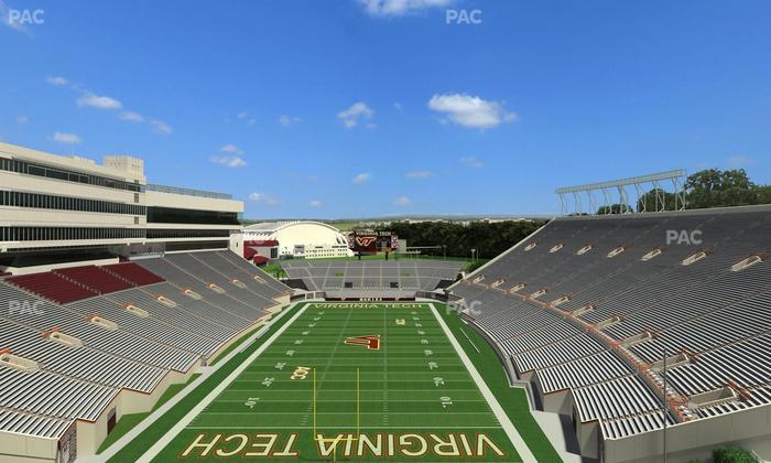 Lane Stadium - Section 505 Seat View