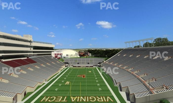 Lane Stadium - Section 505 Seat View