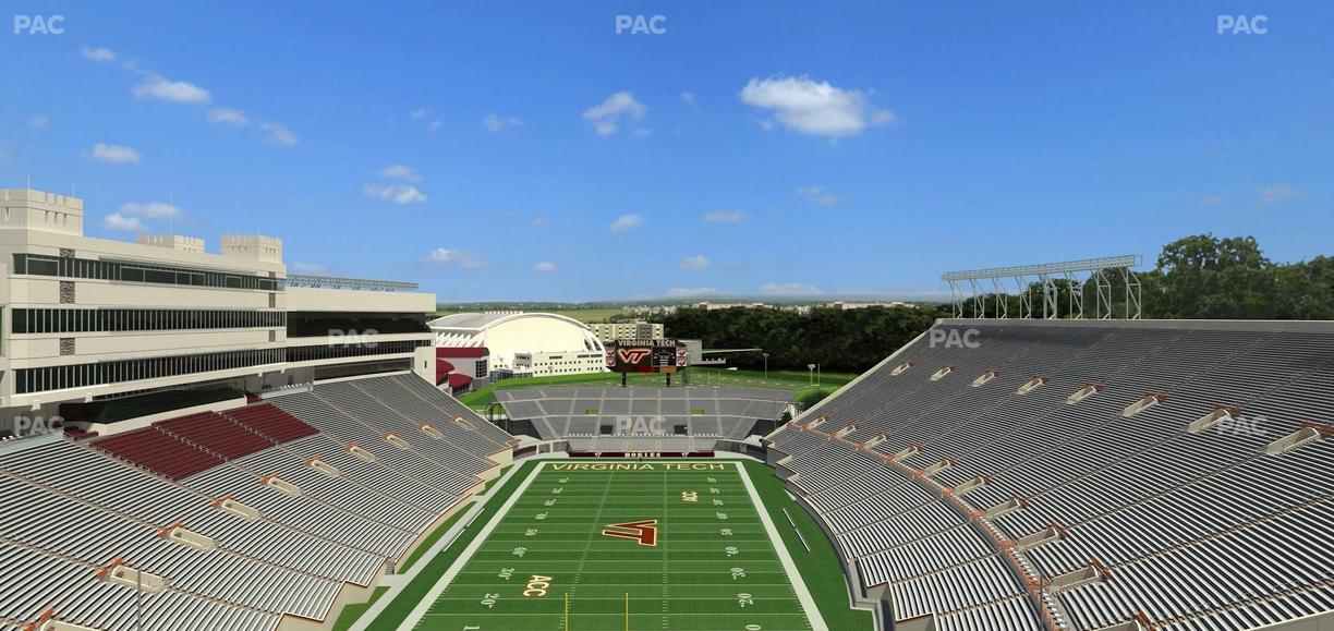 Lane Stadium - Section 505 Seat View