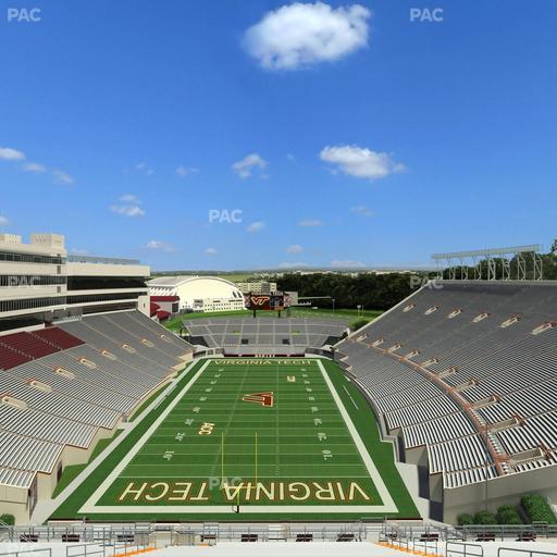 Lane Stadium - Section 505 Seat View