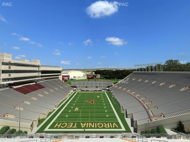 Lane Stadium - Section 505 Seat View