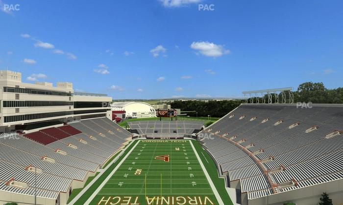 Lane Stadium - Section 505 Seat View