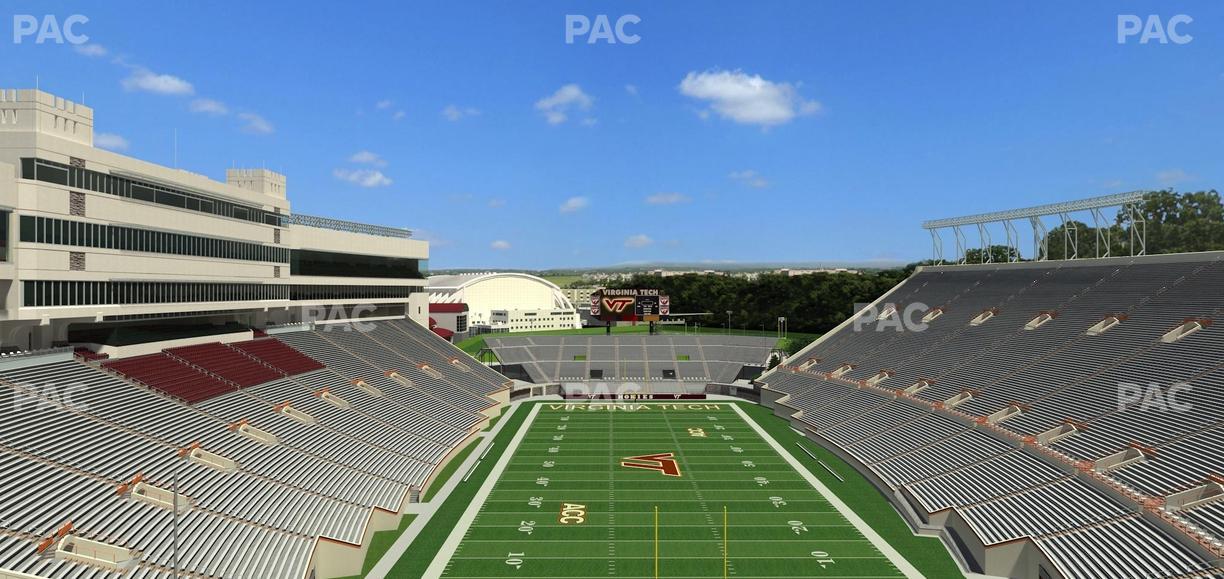 Lane Stadium - Section 506 Seat View