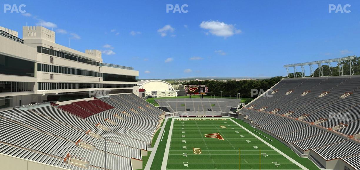 Lane Stadium - Section 507 Seat View