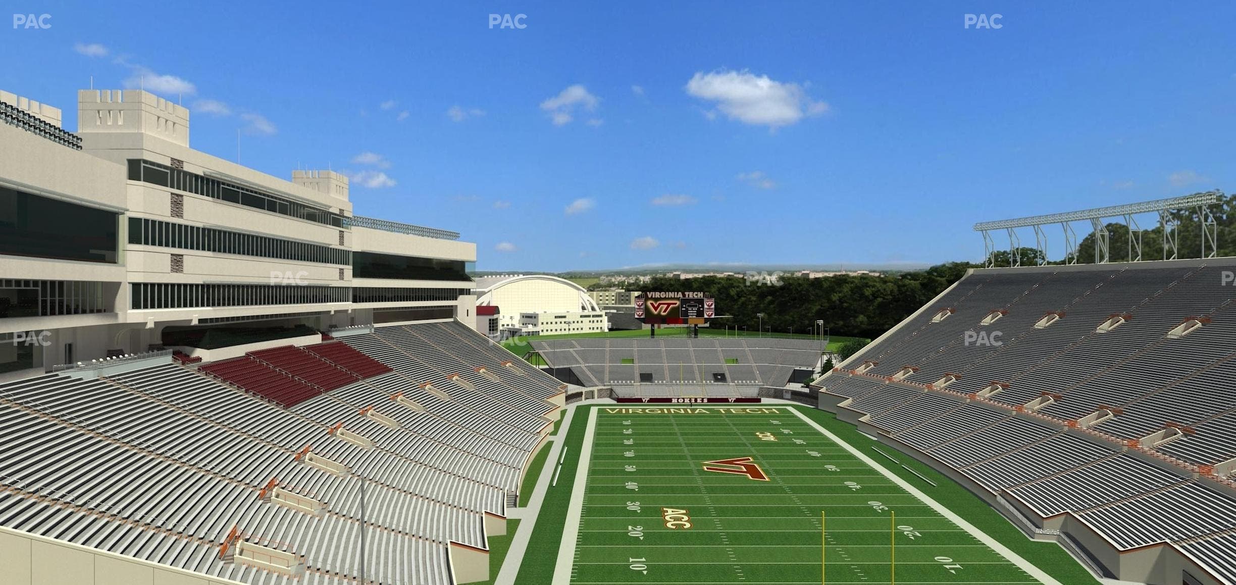 Lane Stadium - Section 507 Seat View
