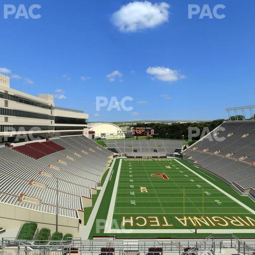 Lane Stadium - Section 507 Seat View