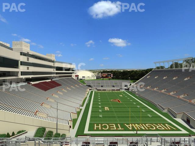 Lane Stadium - Section 507 Seat View Lane Stadium - Section 507 Seat View