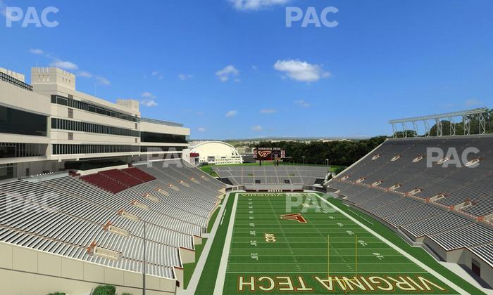 Lane Stadium - Section 507 Seat View