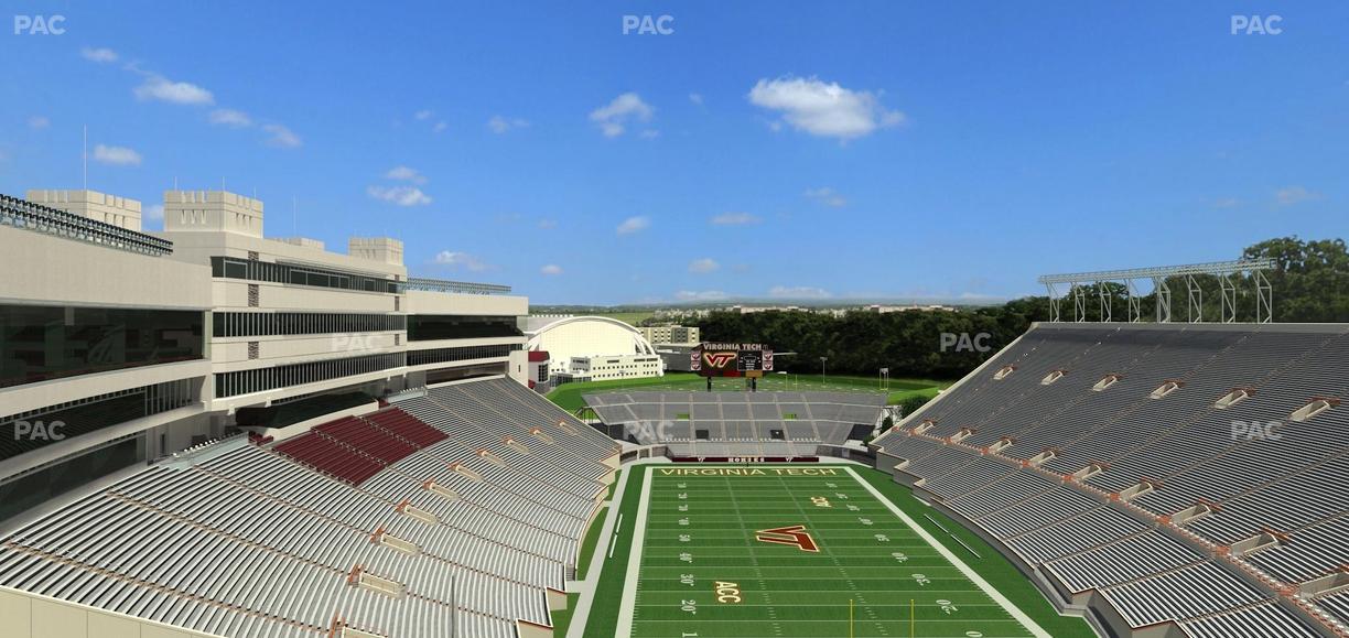 Lane Stadium - Section 507 Seat View