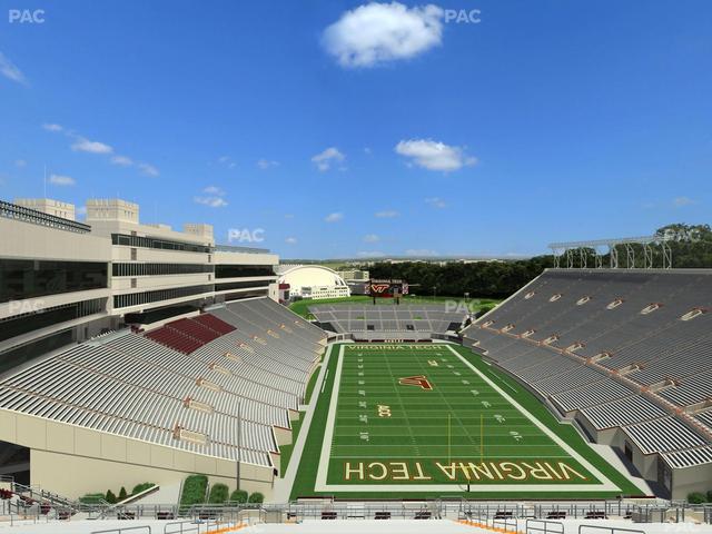 Lane Stadium - Section 507 Seat View